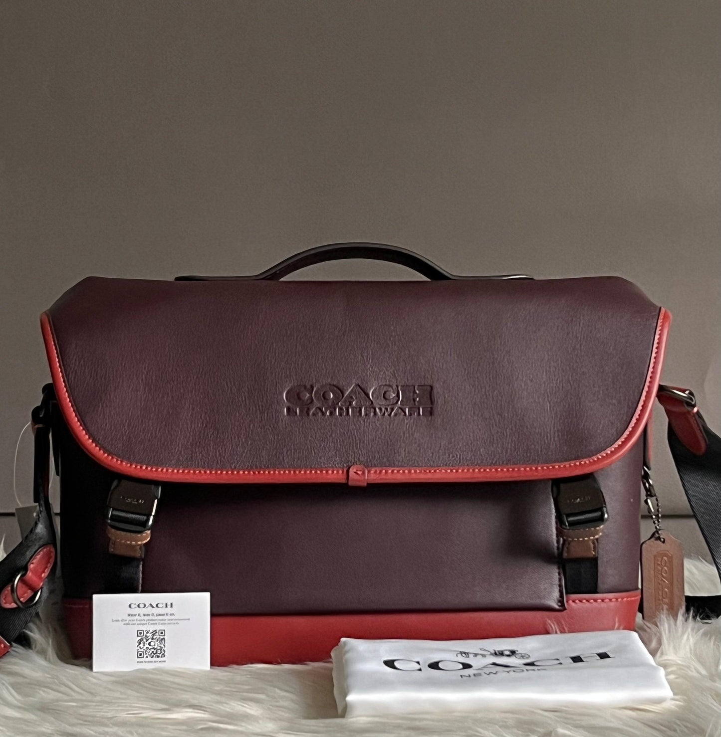 Coach League Bike Bag in Colorblock