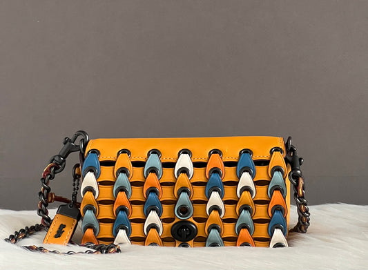 Coach Link Dinkier With Colorblock Crossbody