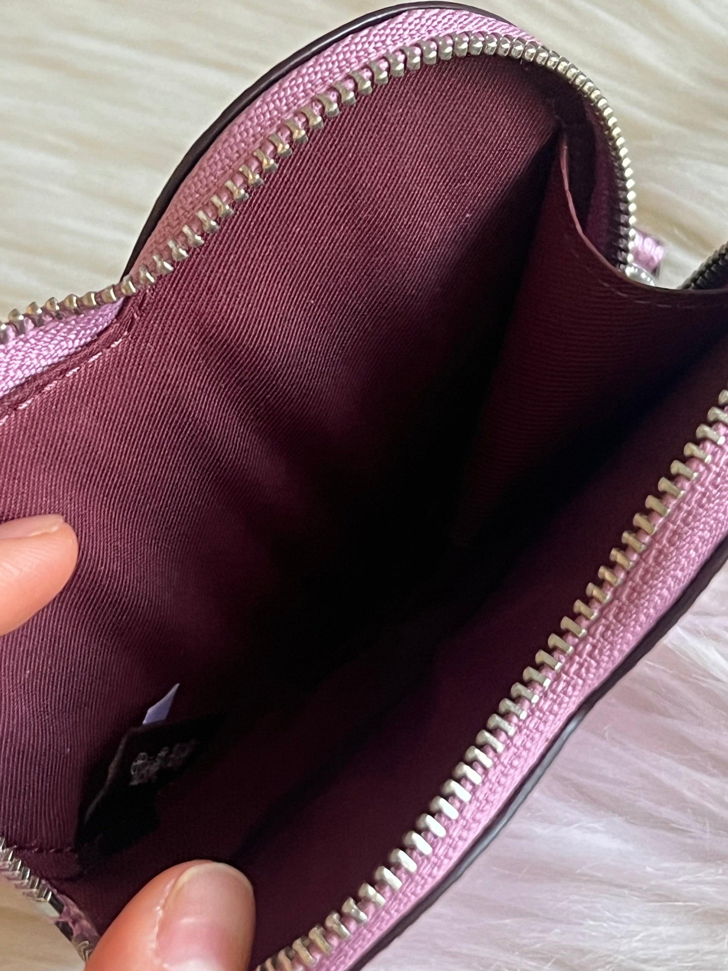 Coach Heart Coin Case