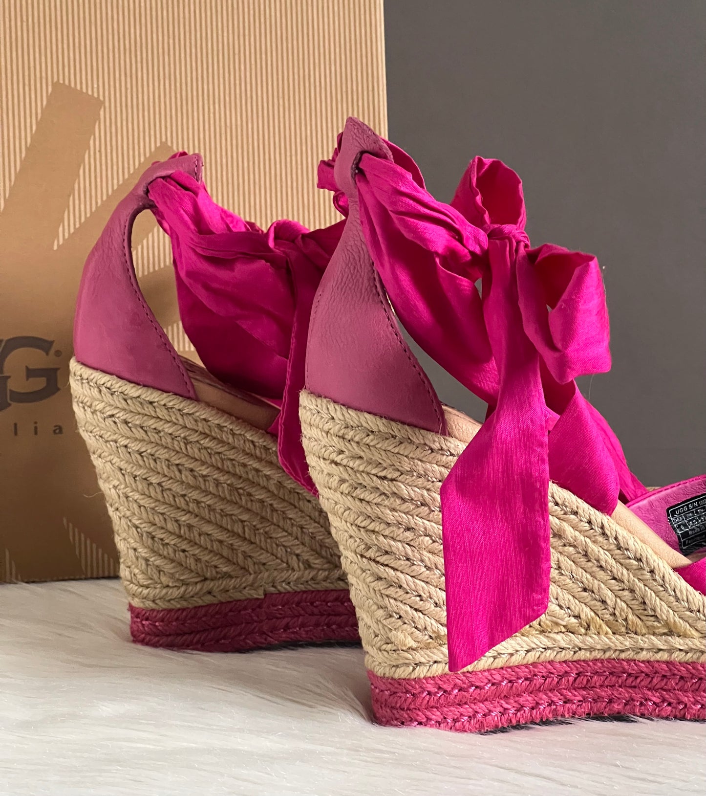 UGG Lucianna Platform Wedge Sandals