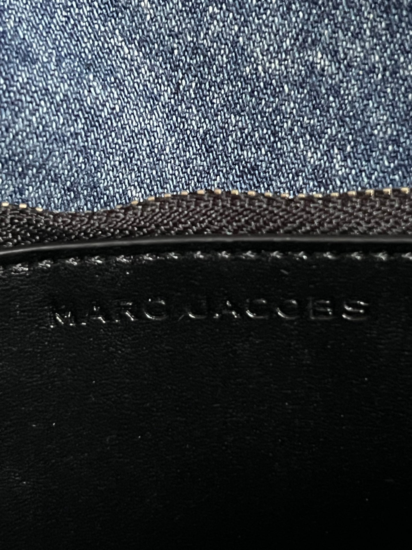 Marc Jacobs The Sequin Daisy Denim Dual Chain Mini Bag