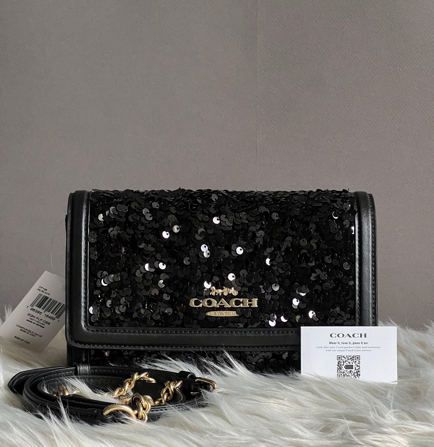 Coach Flap Clutch Crossbody