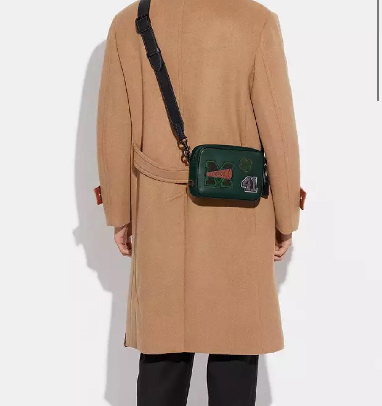 Coach Flight Bag 19 with Varsity Patches