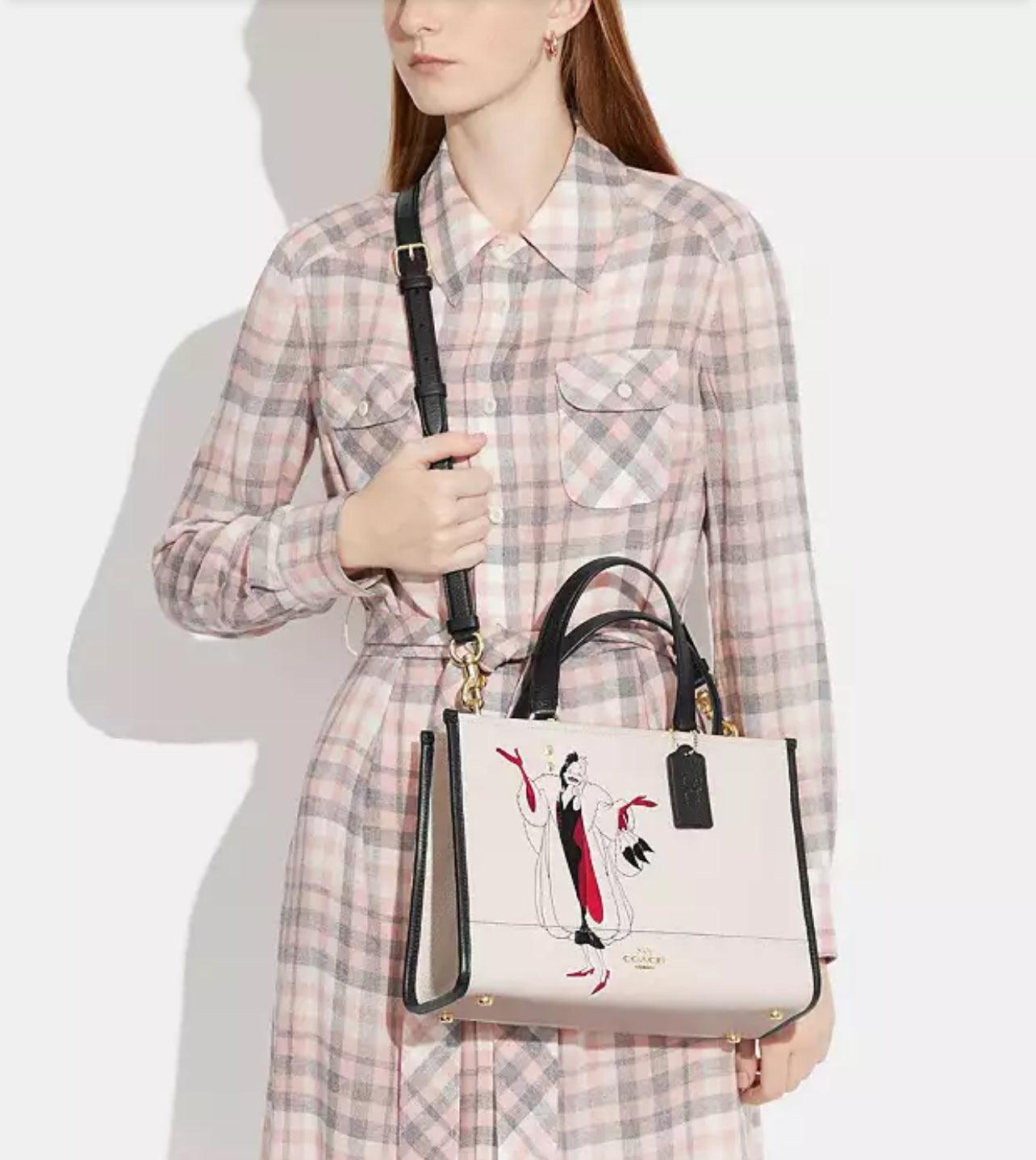 Disney X Coach Dempsey Carryall with Cruella Motif