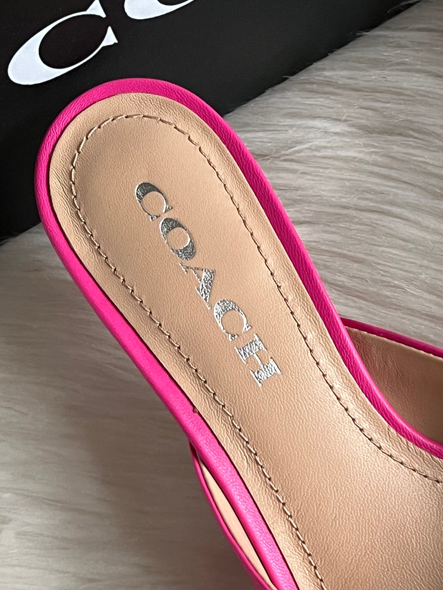 Coach Renn Leather Mule