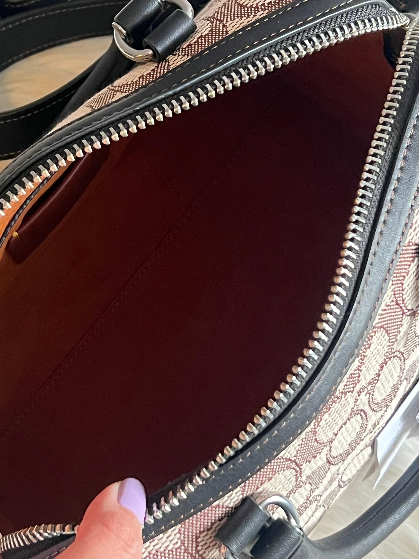 Coach Ruby Satchel 25 in Signature Textile Jacquard
