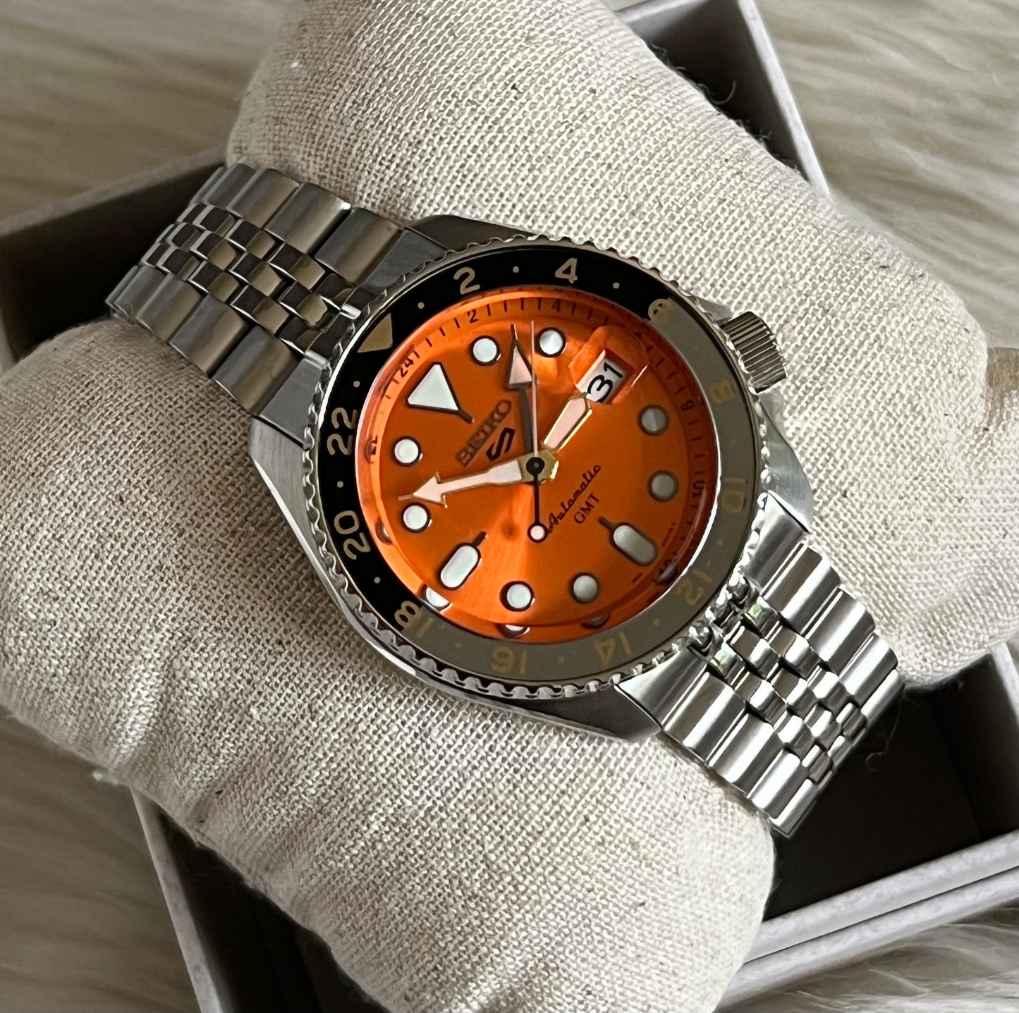 Seiko Men’s 5 Sports Automatic GMT Watch