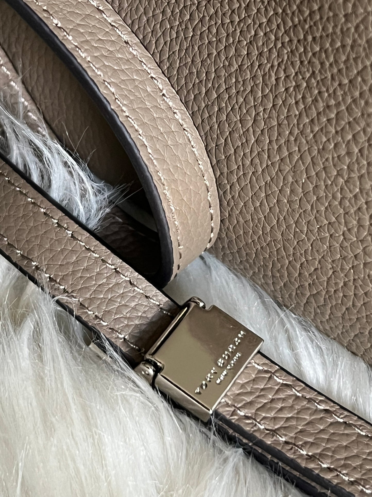 Tory Burch Mercer Pebbled Satchel