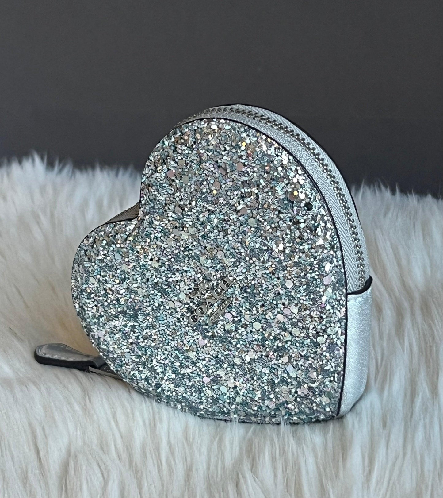 Coach Heart Coin Case
