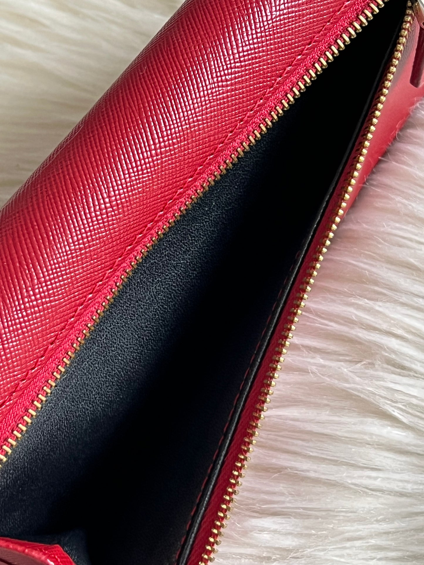 Prada Saffiano Long Wallet