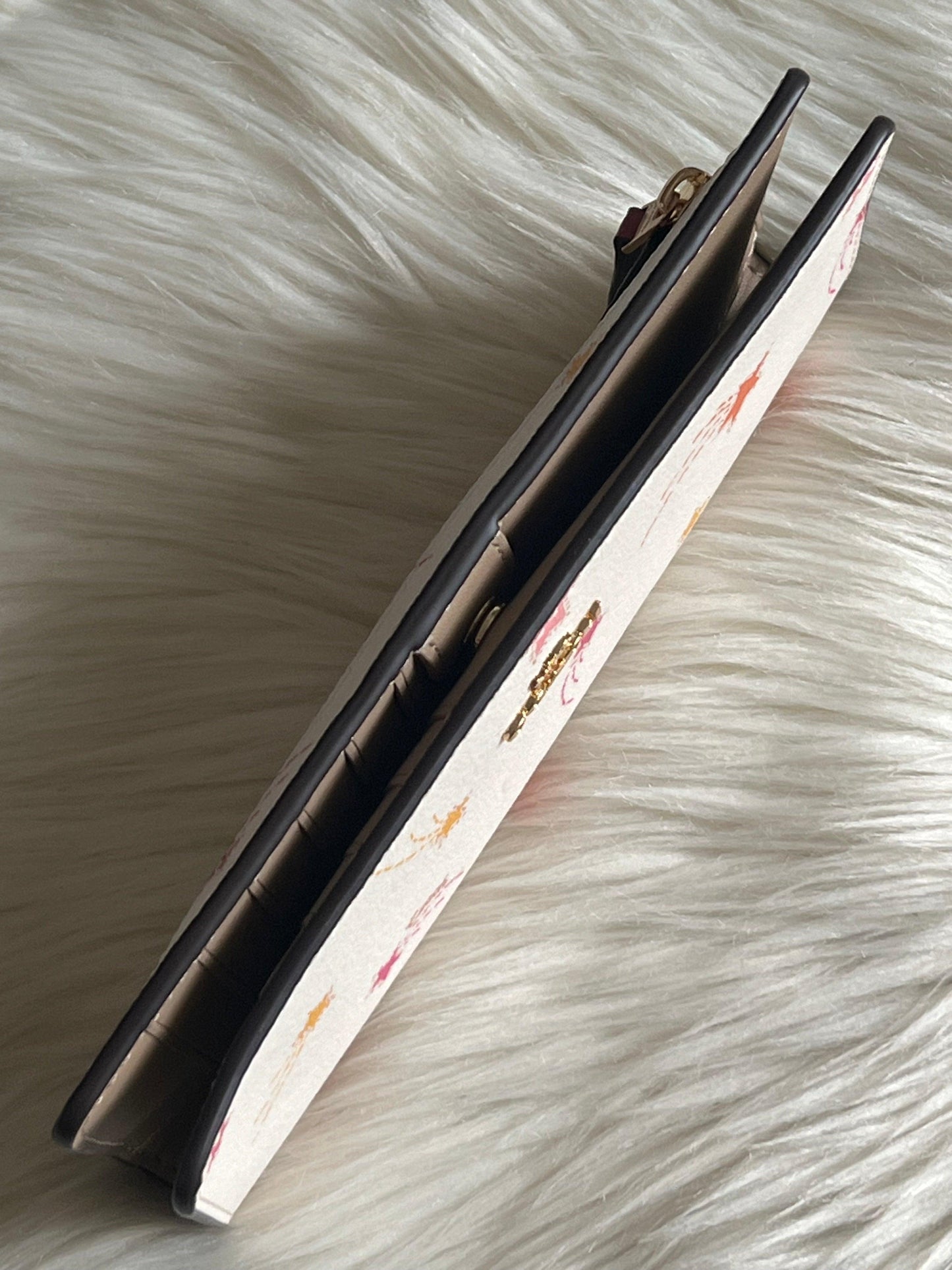 Coach Slim Zip Wallet With Shooting Star Print