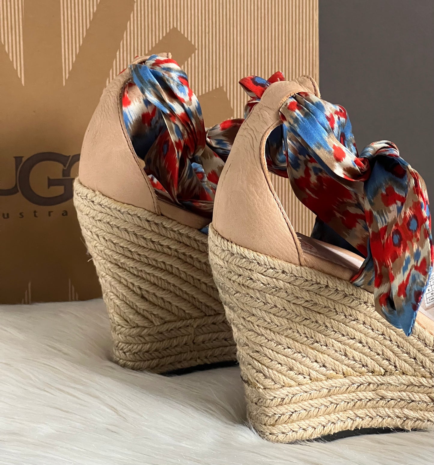 UGG Lucianna Platform Wedge Sandals