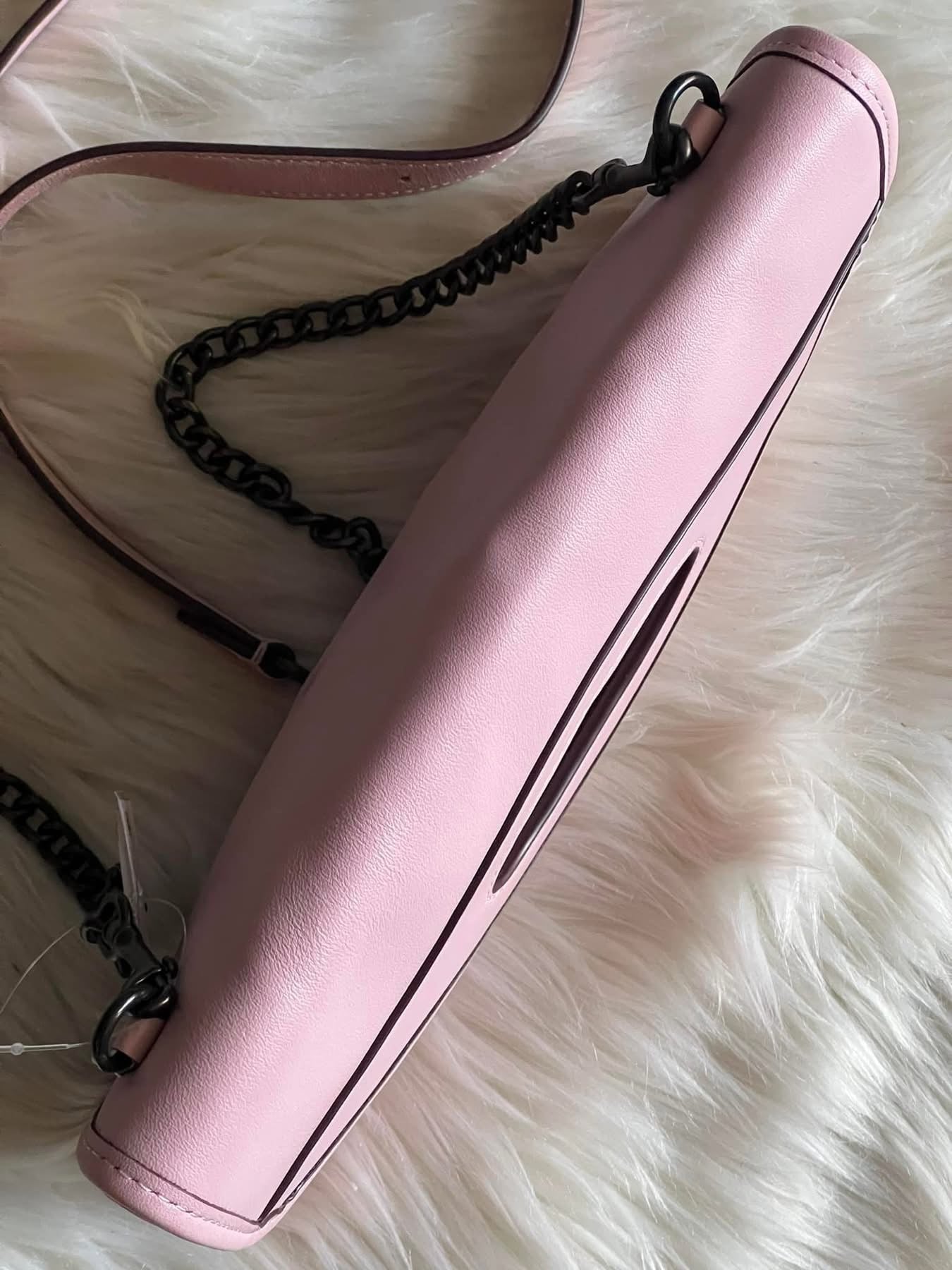 Coach Foldover Cut Out Clutch Crossbody