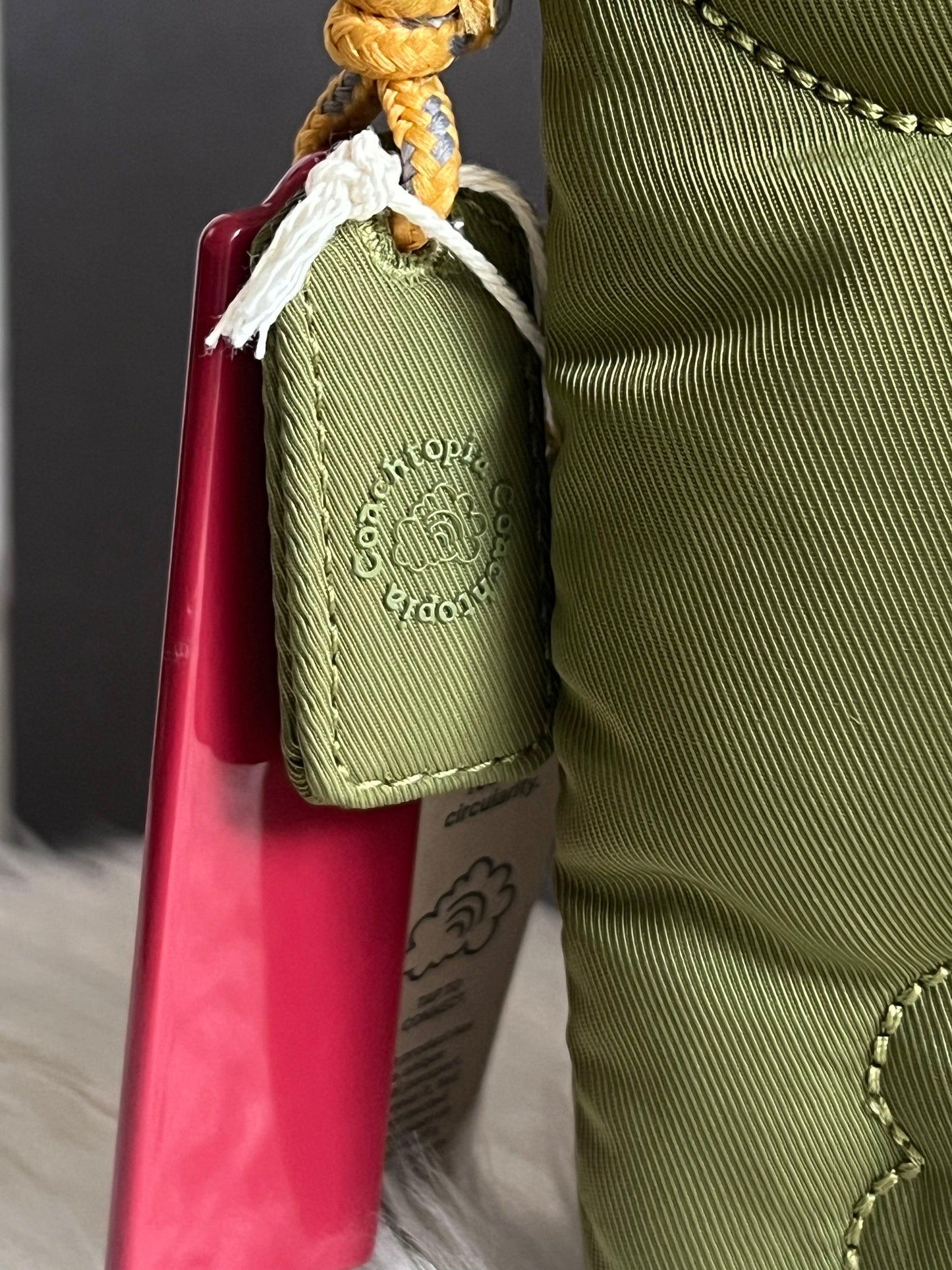 Coach Coachtopia Loop Quilted Cloud Laptop Sleeve
