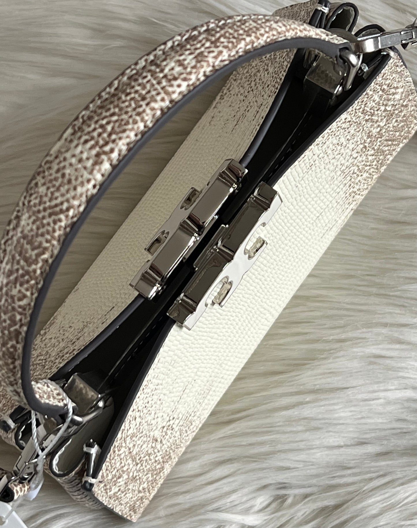 Tory Burch Eleanor Lizard Mini Satchel