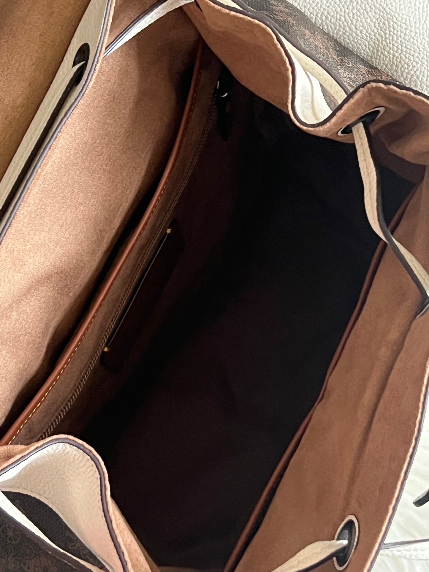 Coach Hitch Backpack with Horse and Carriage Print