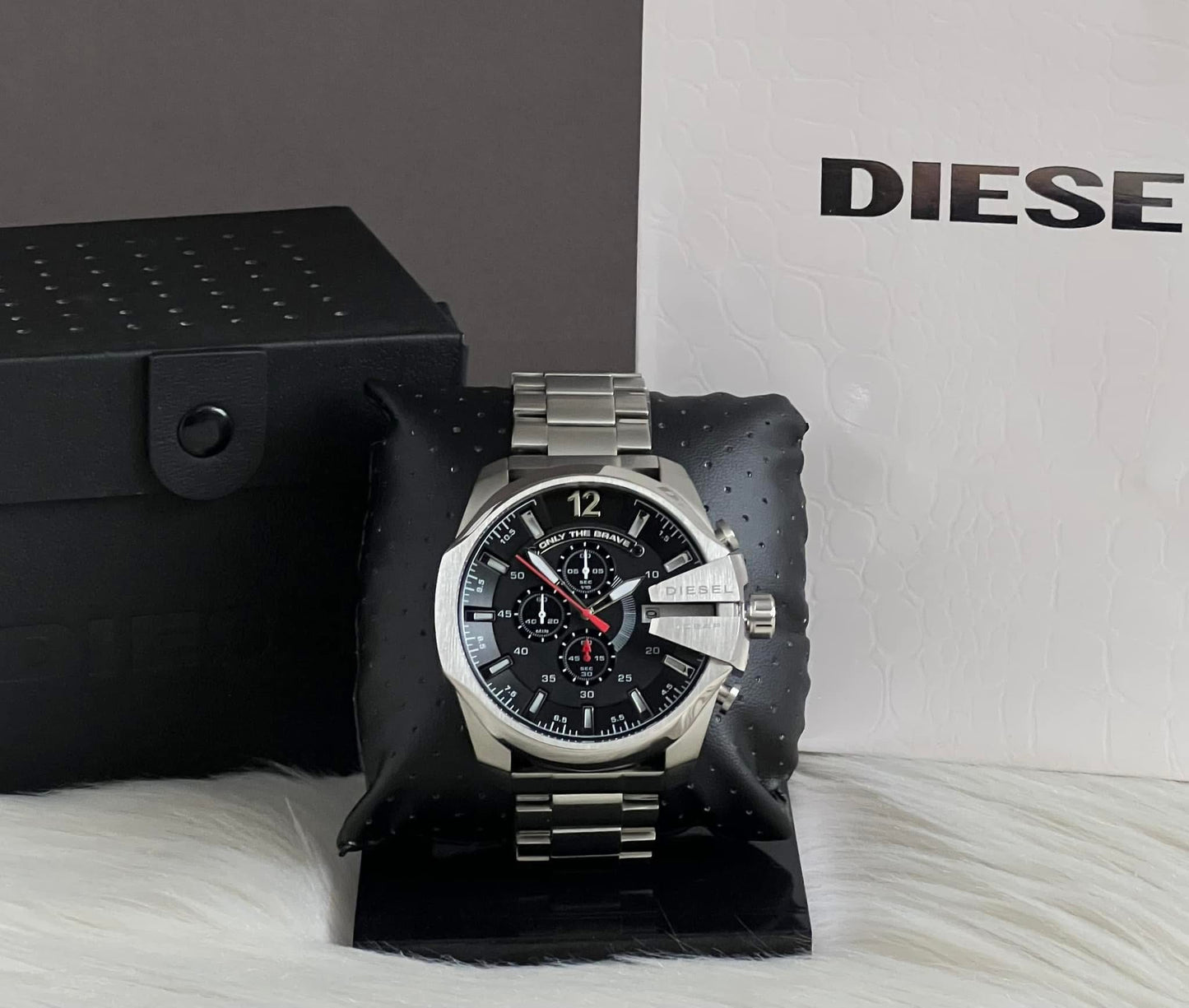 Diesel Men’s Mega Chief Chronograph Stainless Steel Watch