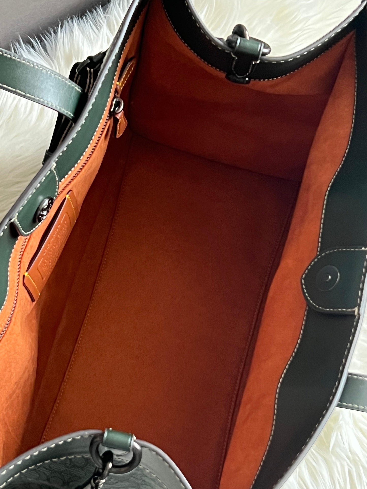 Coach Field Tote 40 in Micro Signature Jacquard