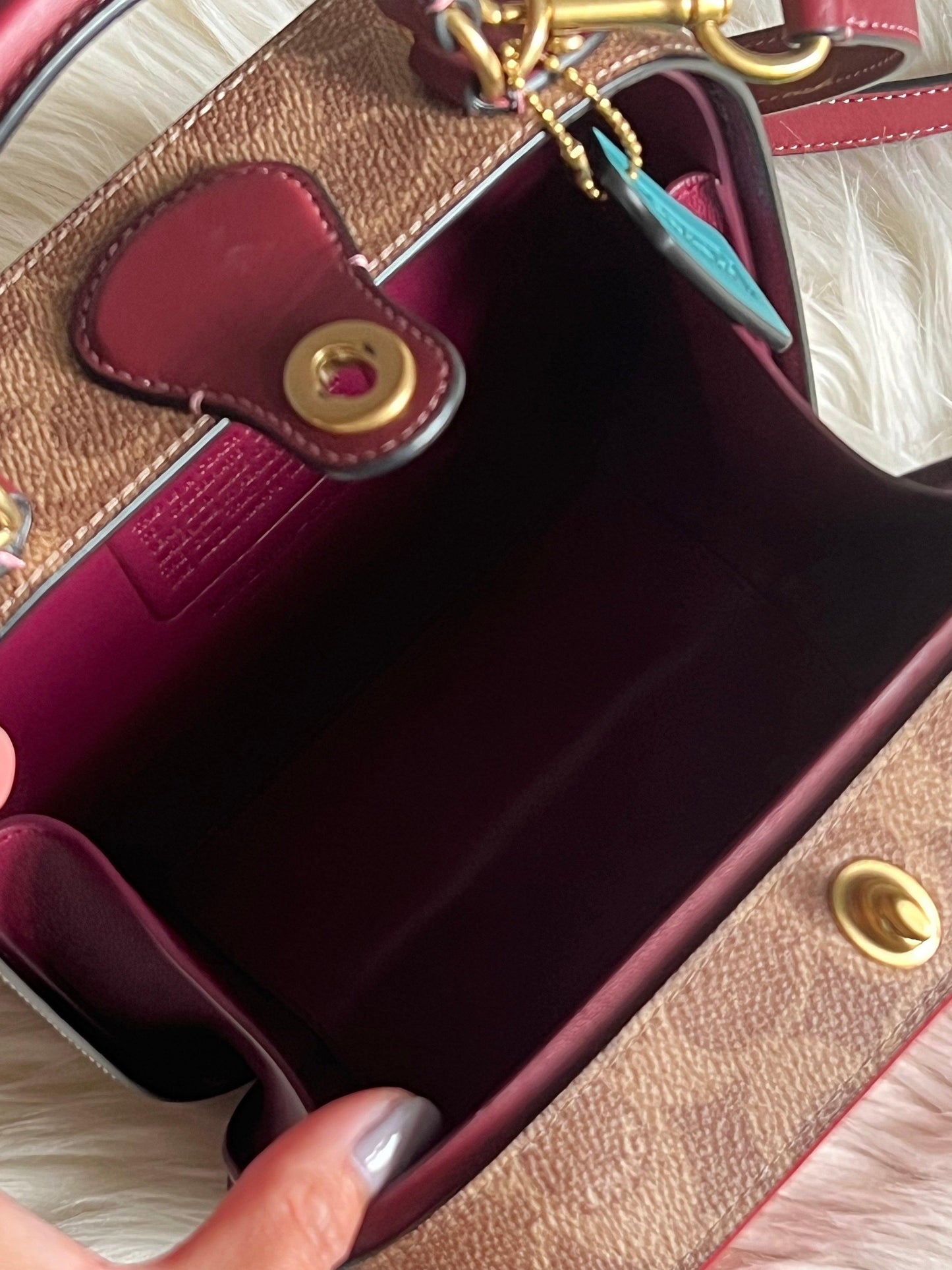 Coach Lunar New Year Square Bag in Signature Canvas