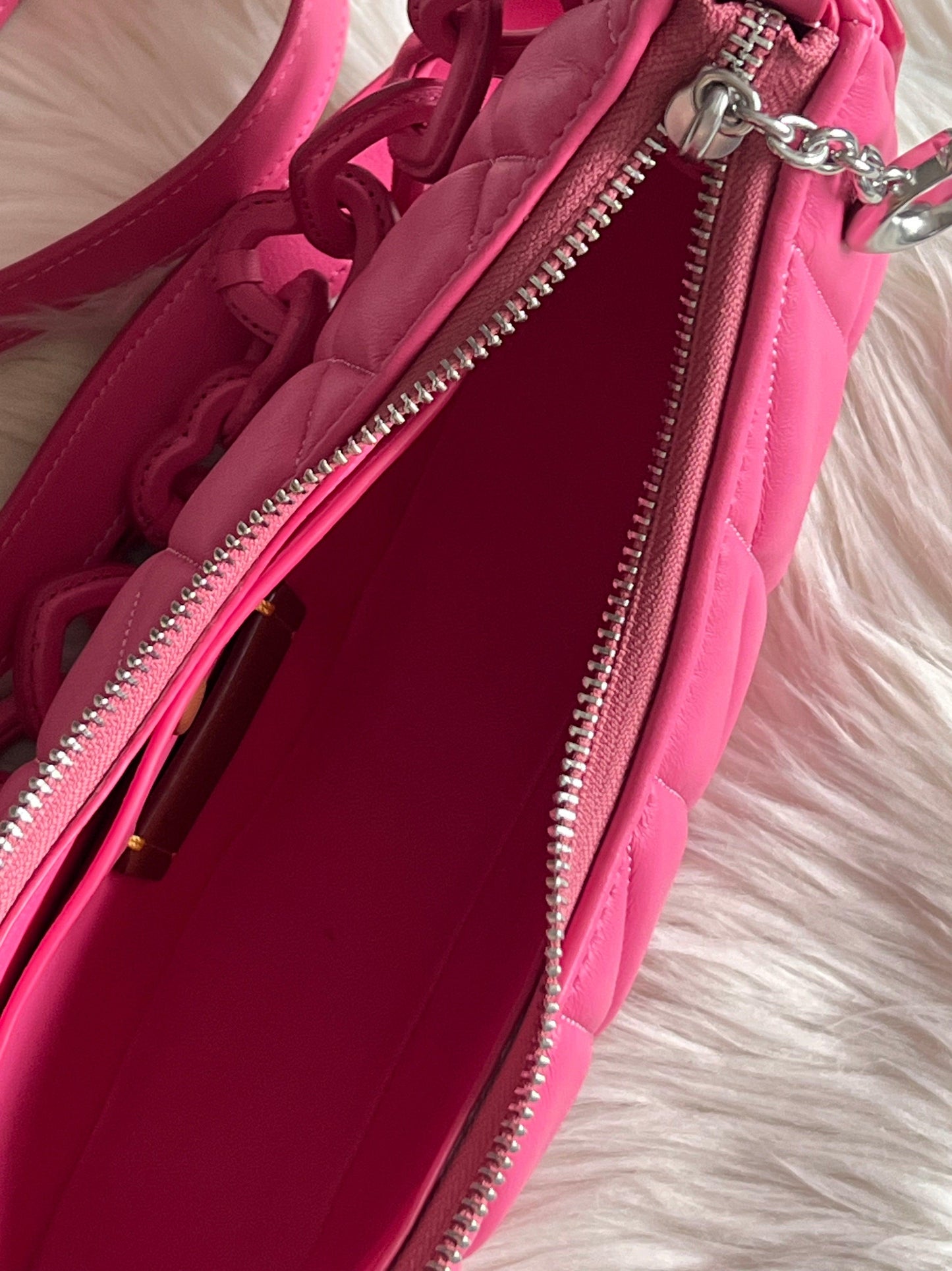 Coach Mira Shoulder Bag with Pillow Quilting and Heart Strap