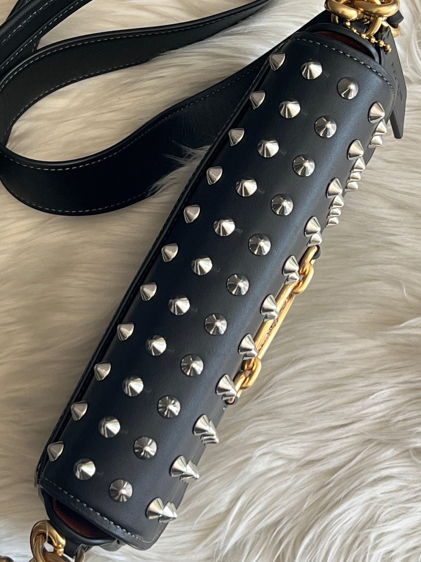 Coach Harley Shoulder Bag 23 with Studs
