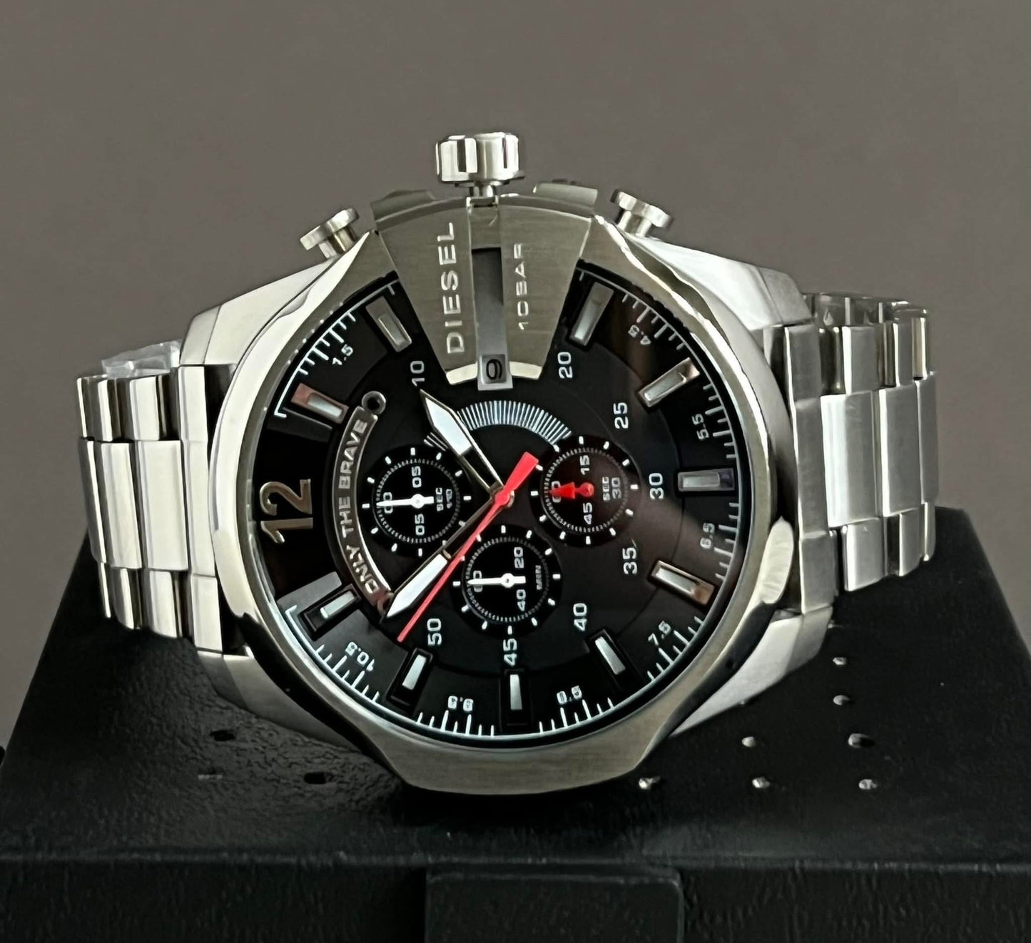 Diesel Men’s Mega Chief Chronograph Stainless Steel Watch