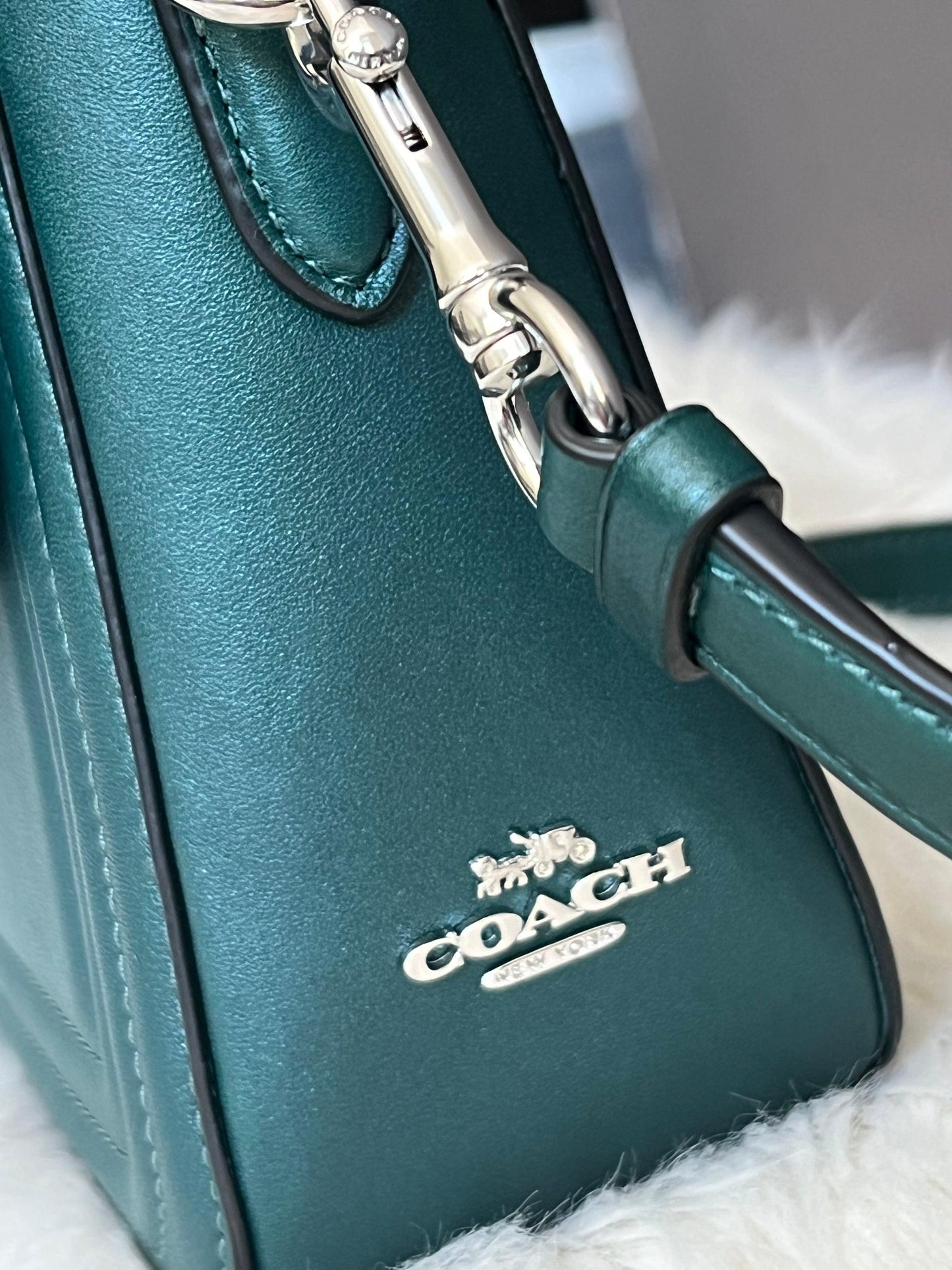 Coach Marlie Top Handle Satchel with Border Quilting
