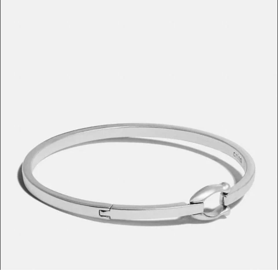 Coach Signature Hook Bangle
