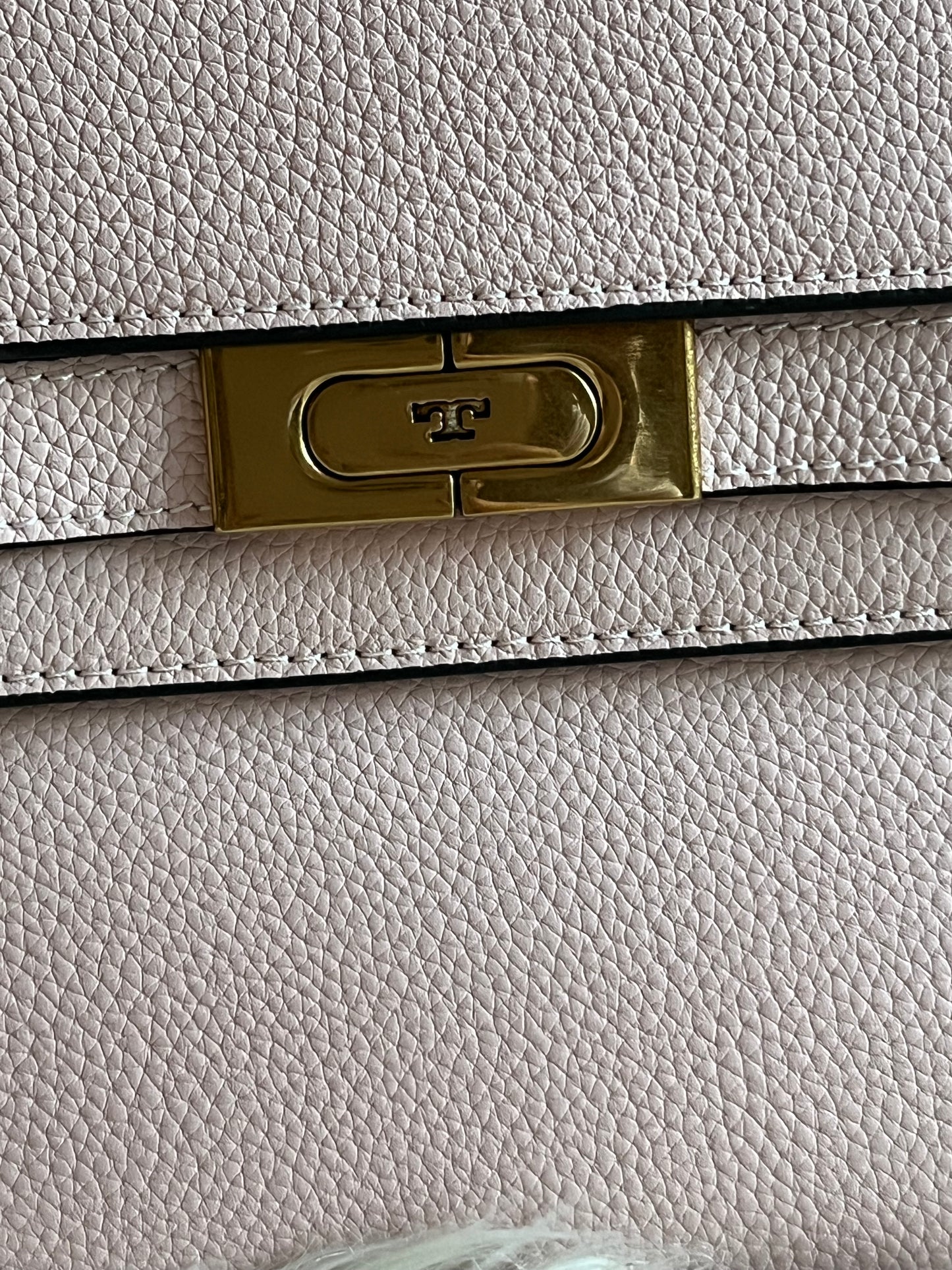 Tory Burch Lee Radziwill Pebbled Shoulder Bag
