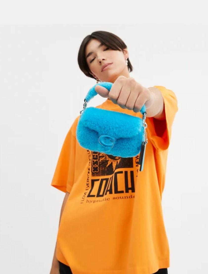 Coach The Lil Nas X Drop Tabby Shoulder Bag 12 in Shearling