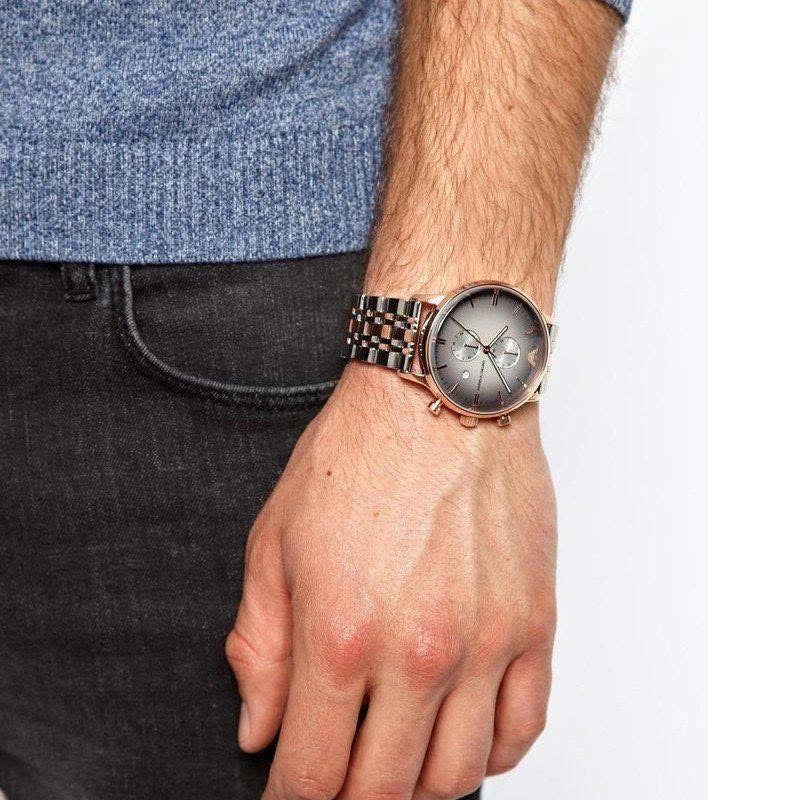 Emporio Armani Men’s Retro Rose Gold Watch