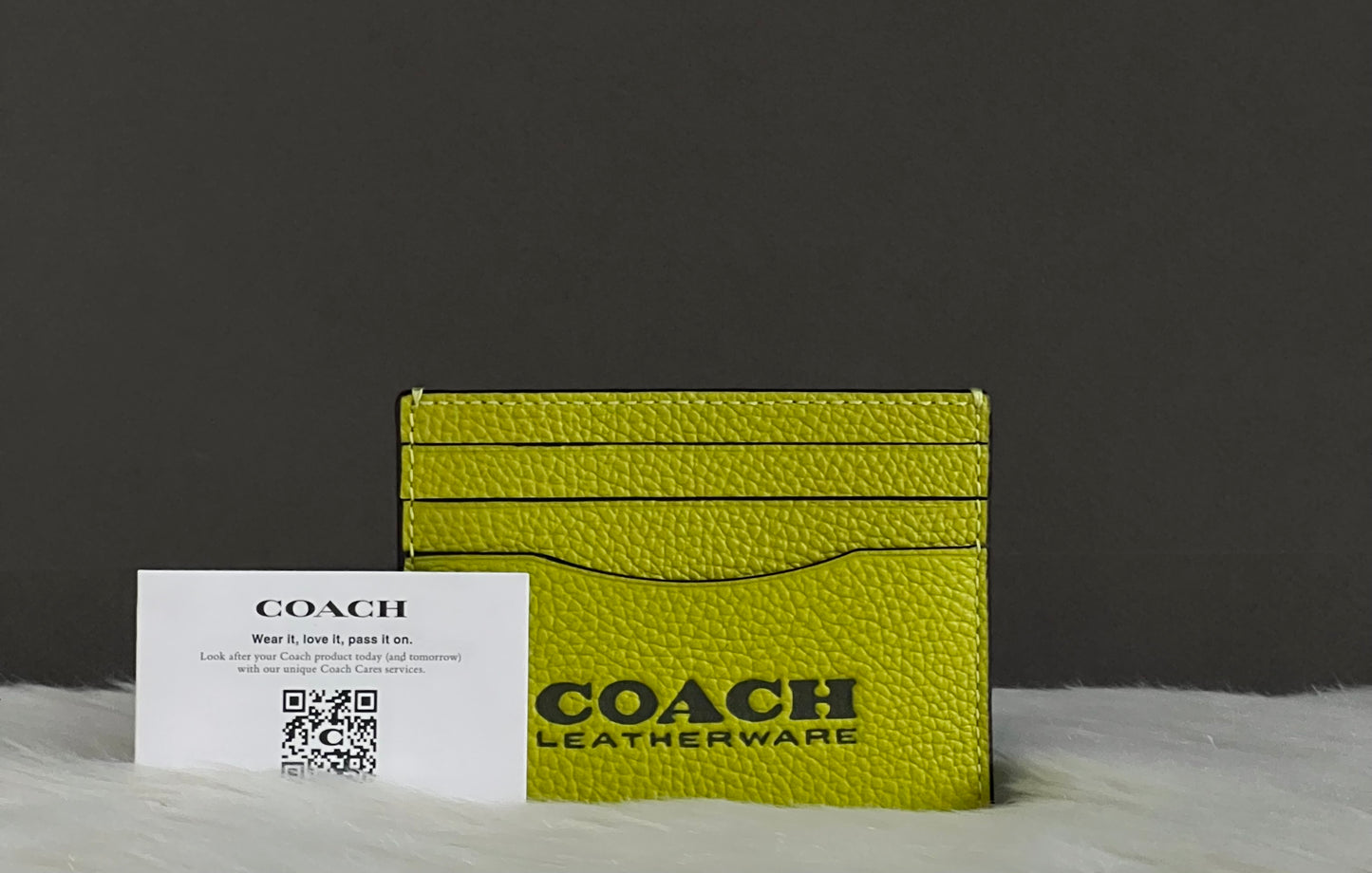 Coach Flat Card Case Leatherware
