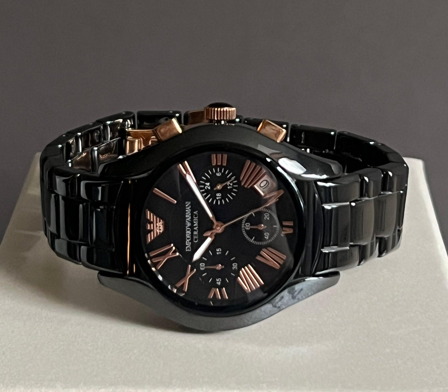 Emporio Armani Women’s Ceramica Chronograph Watch