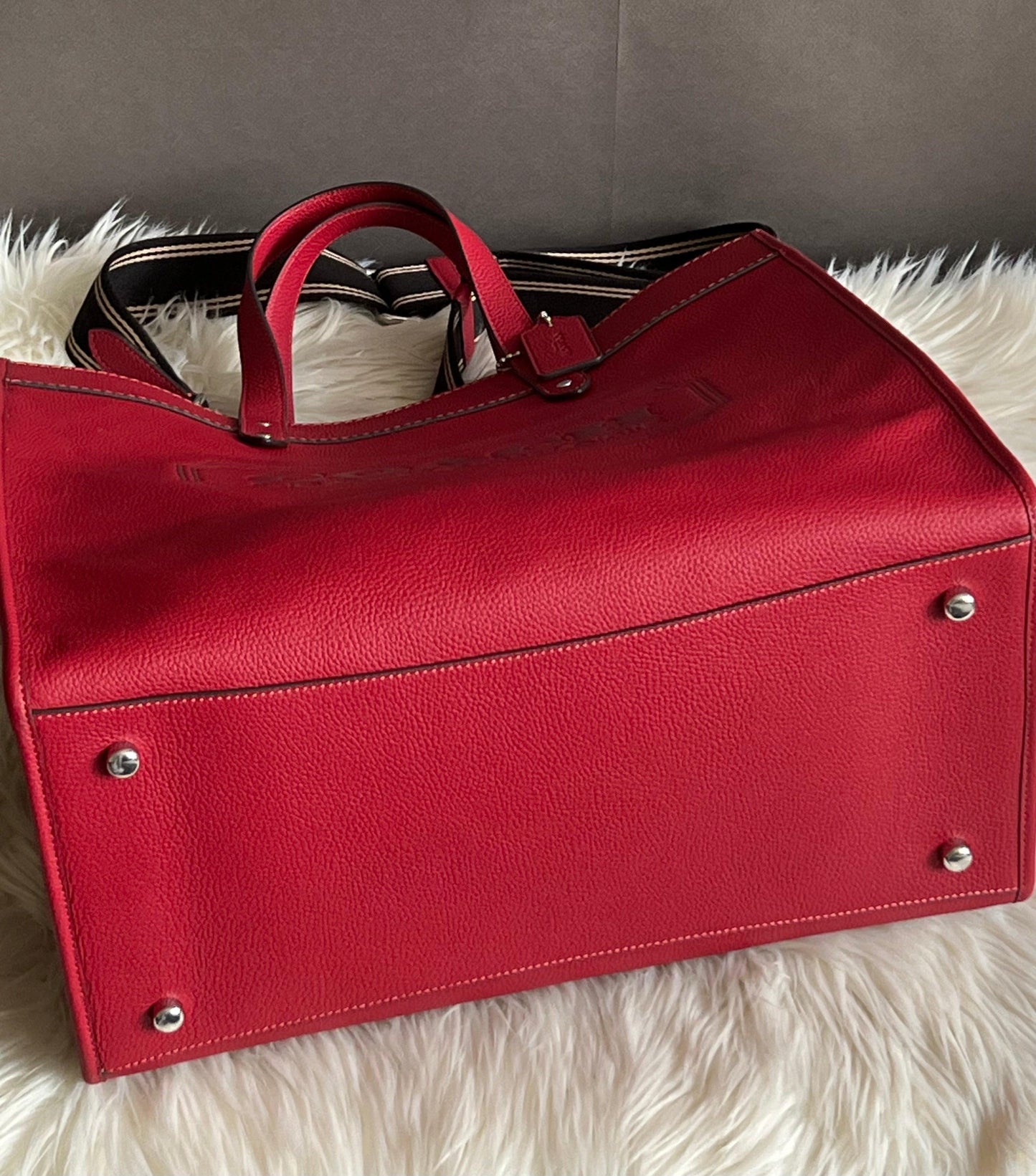Coach Field Tote 40 with Coach Badge