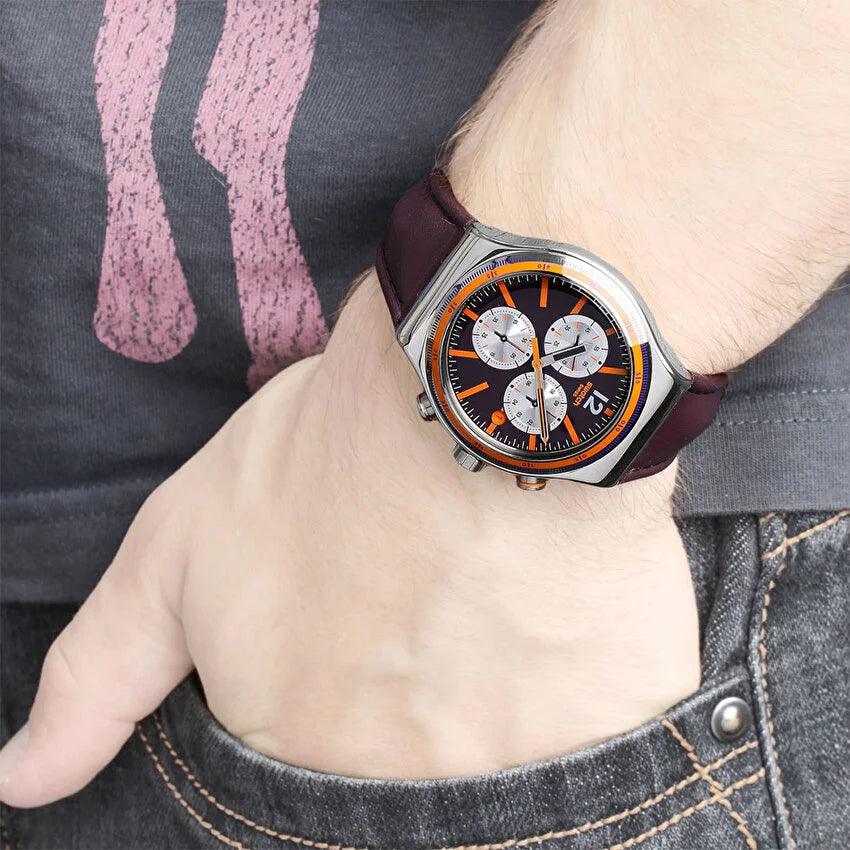 Swatch Prisoner Irony Chrono Watch
Swiss Made
