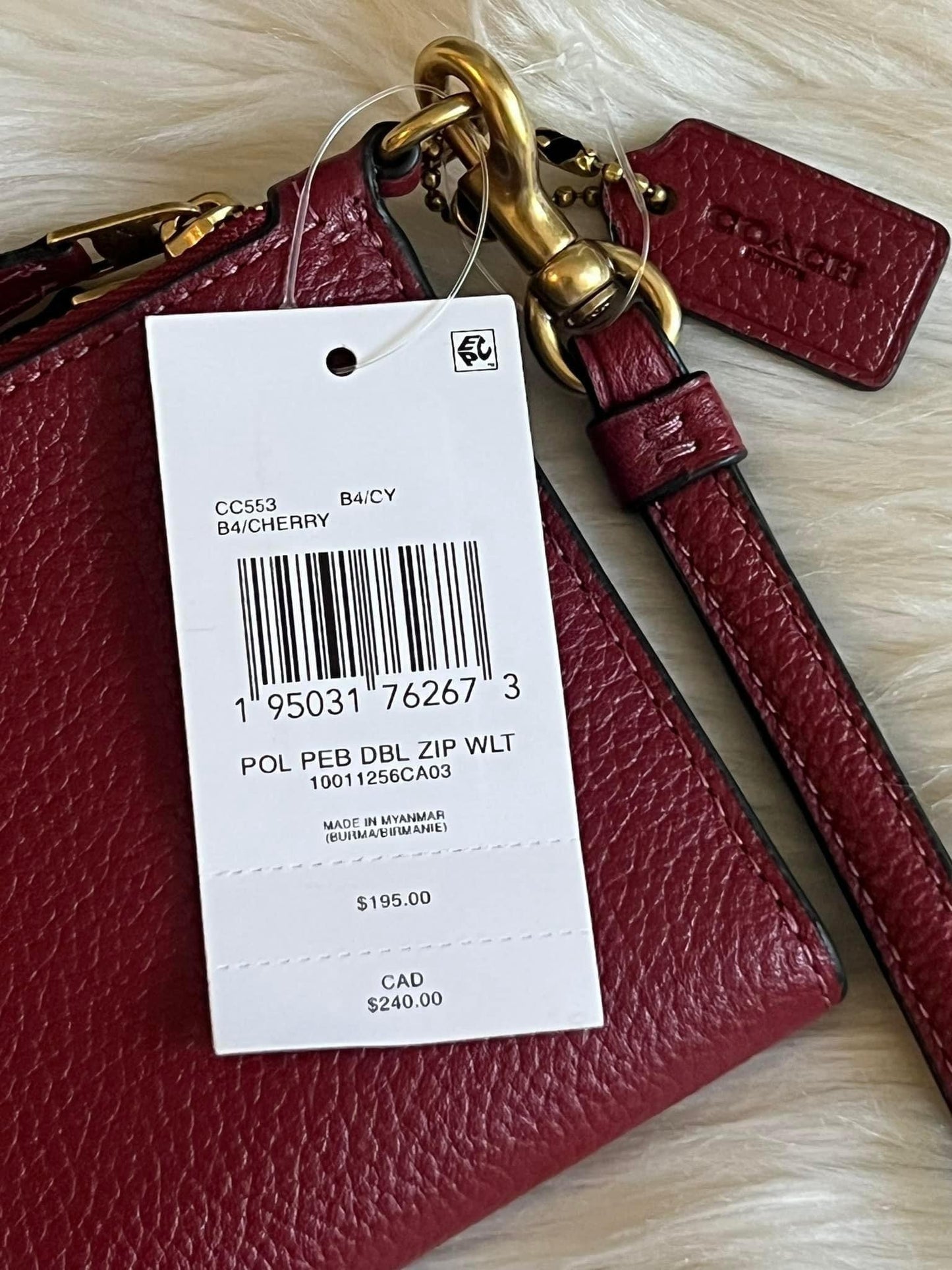Coach Women’s Double Zip Wallet