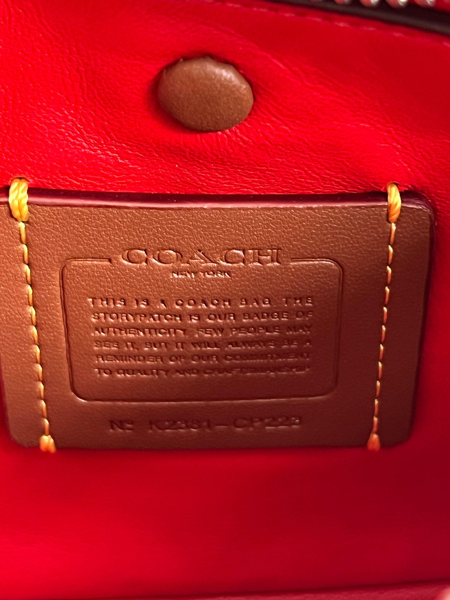 Coach Mira Shoulder Bag with Pillow Quilting and Heart Strap