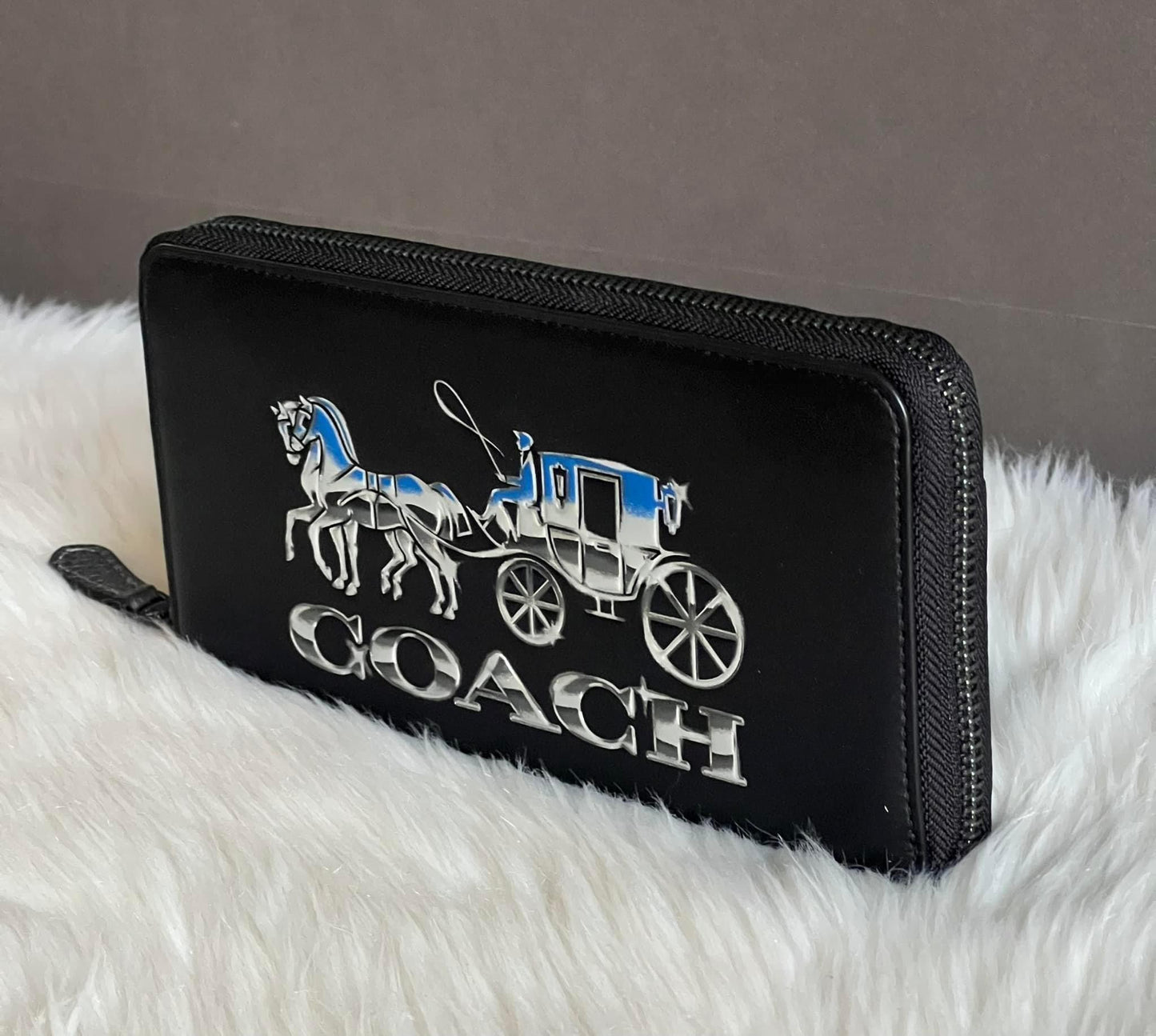 Coach Accordion Wallet with Horse and Carriage