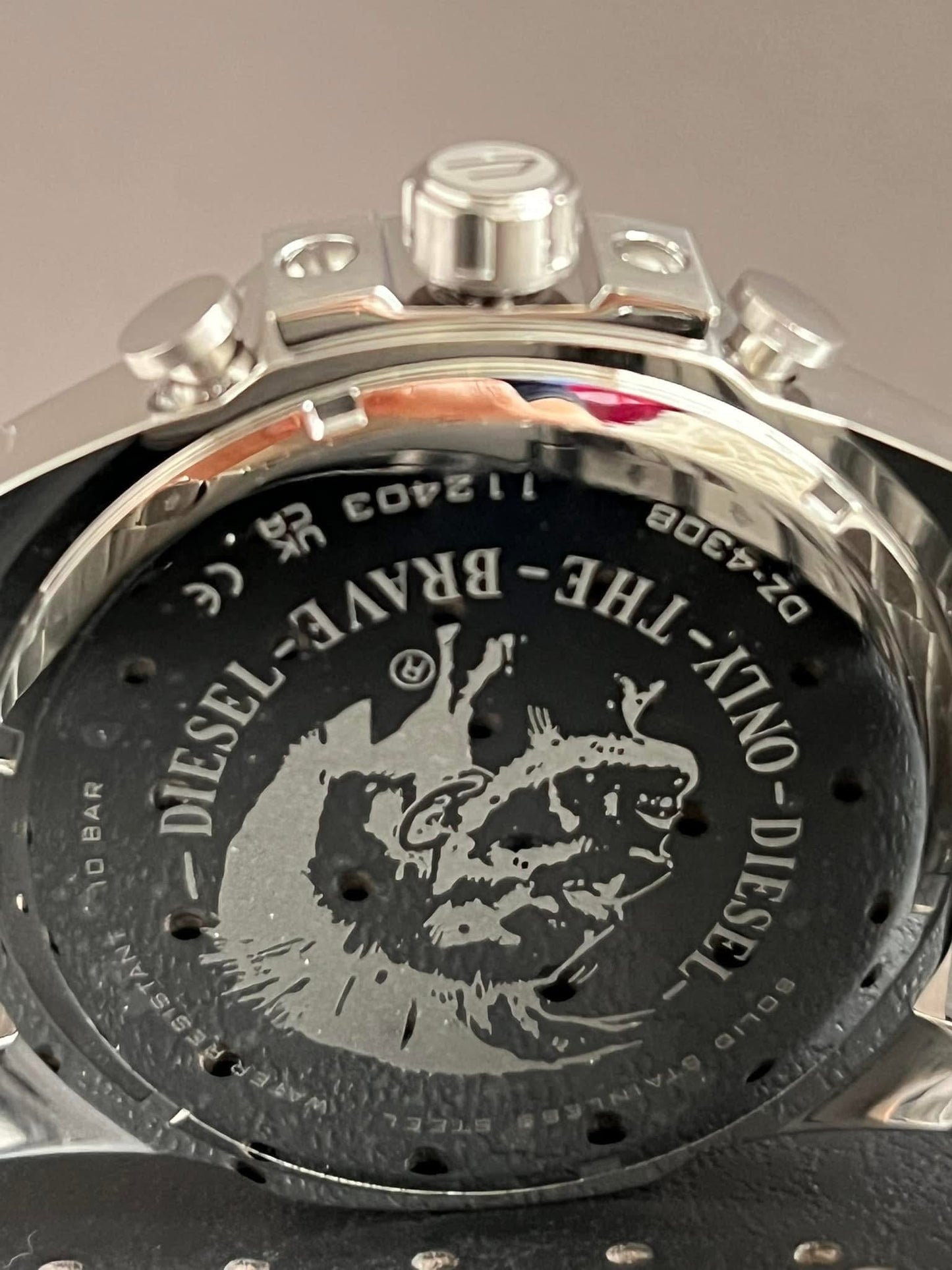 Diesel Men’s Mega Chief Chronograph Stainless Steel Watch