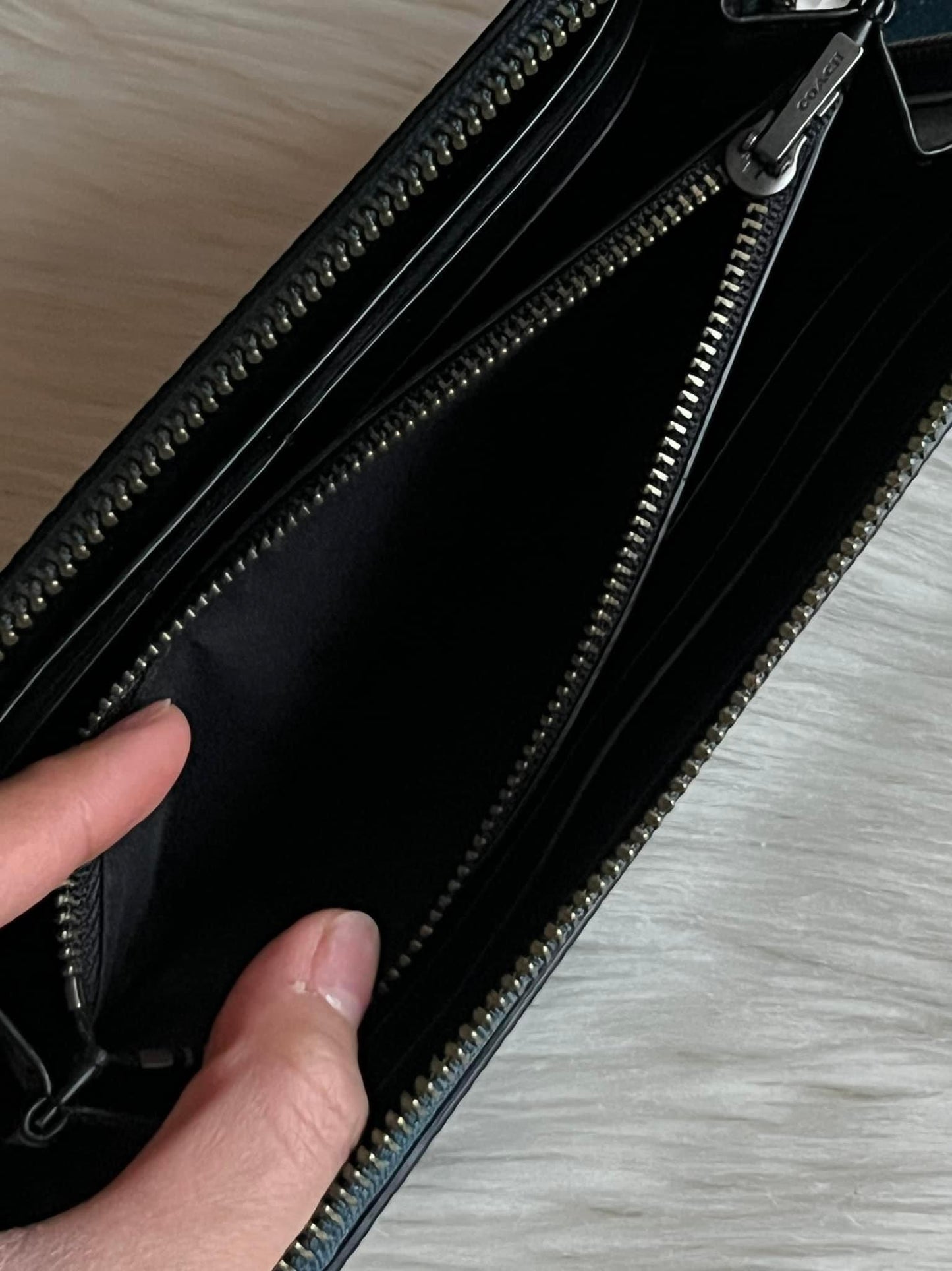 Coach Willow Floral Accordion Zip Wallet