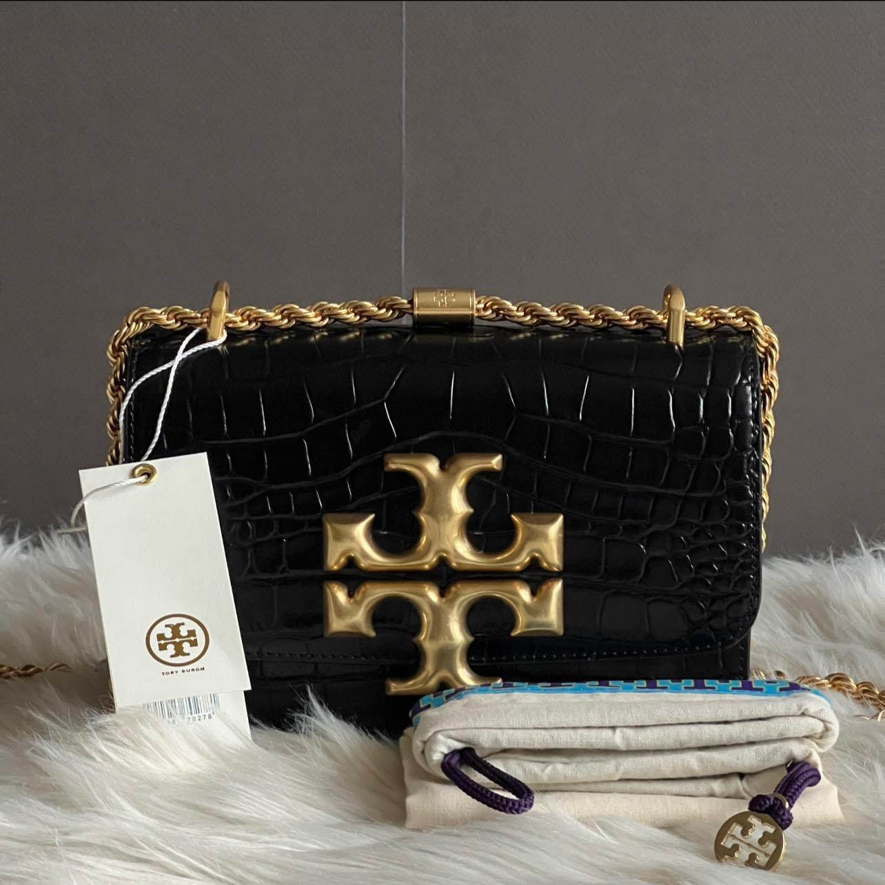 Tory Burch Eleanor Embossed Small Convertible Shoulder Bag