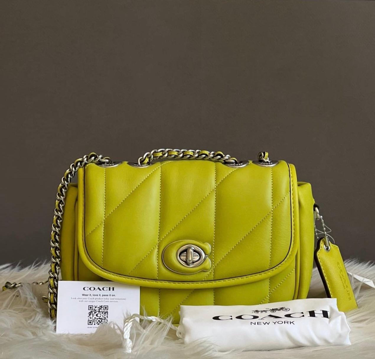 Coach Pillow Madison Shoulder Bag 18 with Quilting