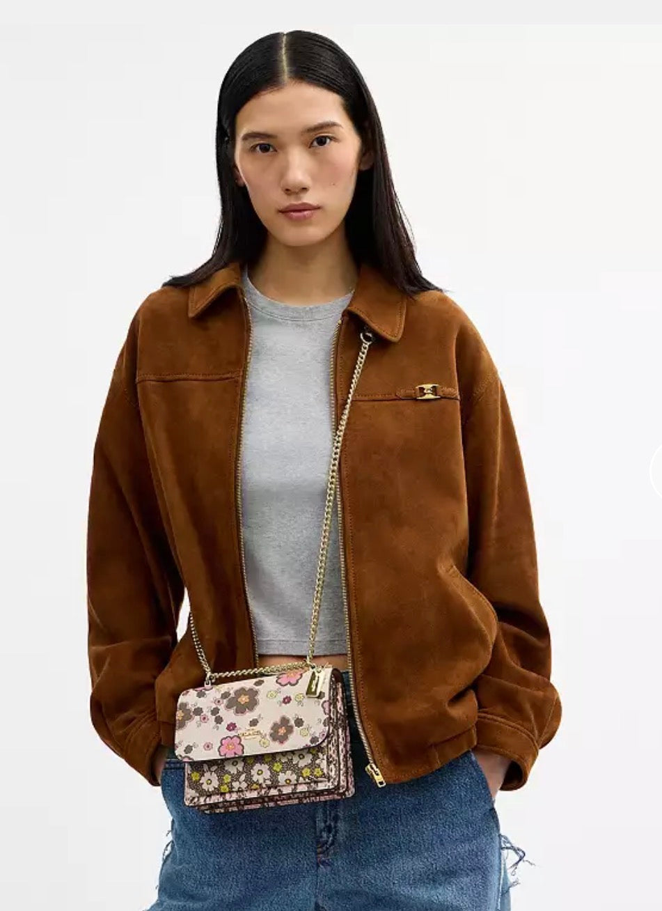 Coach Mini Klare Crossbody Bag with Floral Print