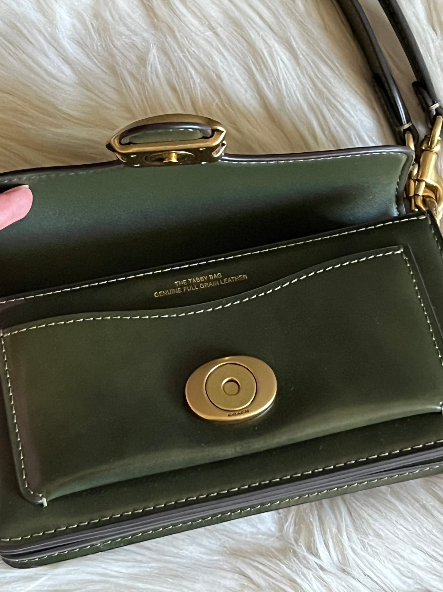 Coach Tabby Shoulder Bag 20 in Spazzolato Leather