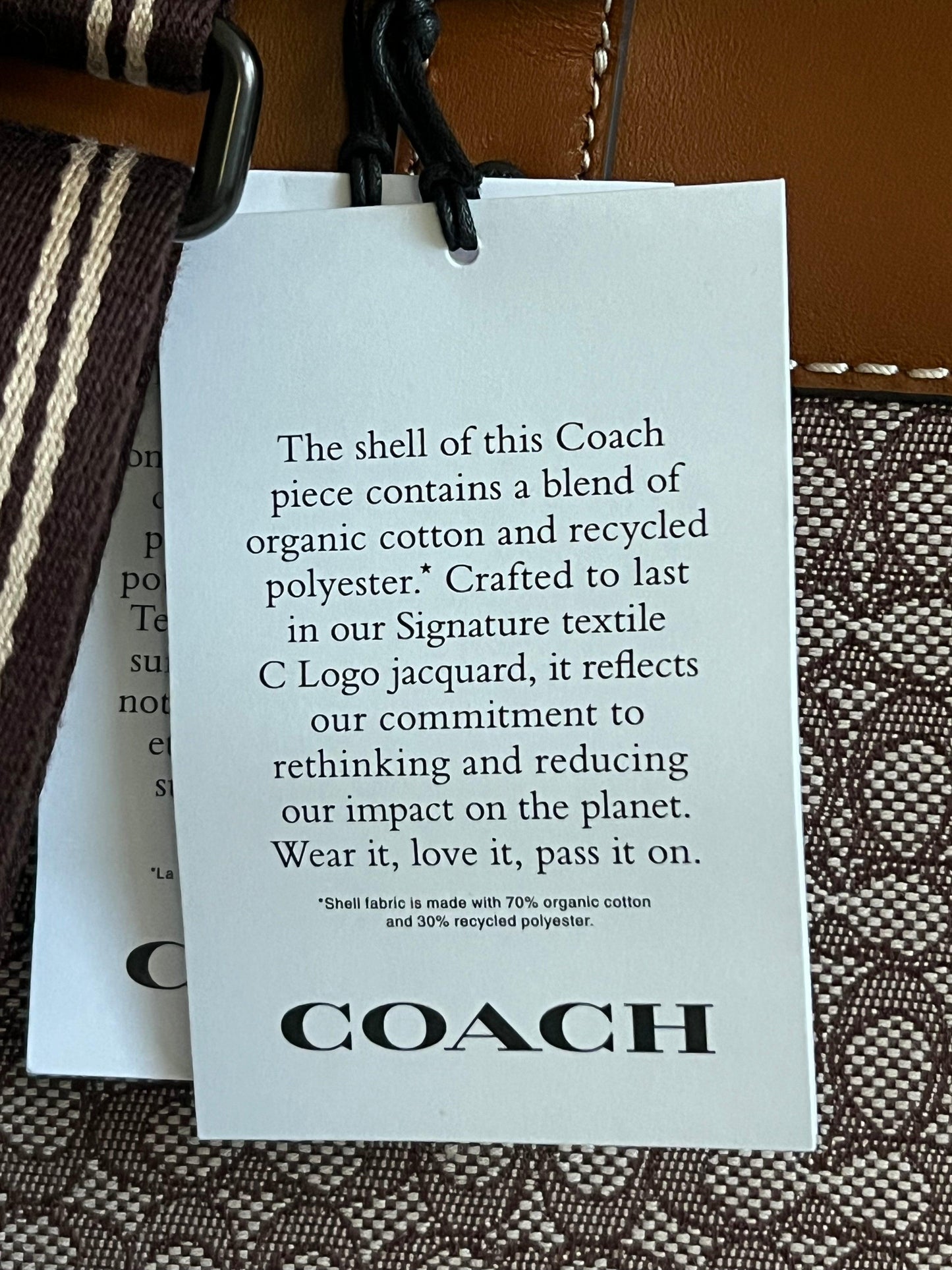 Coach Field Tote 40 in Micro Signature Jacquard