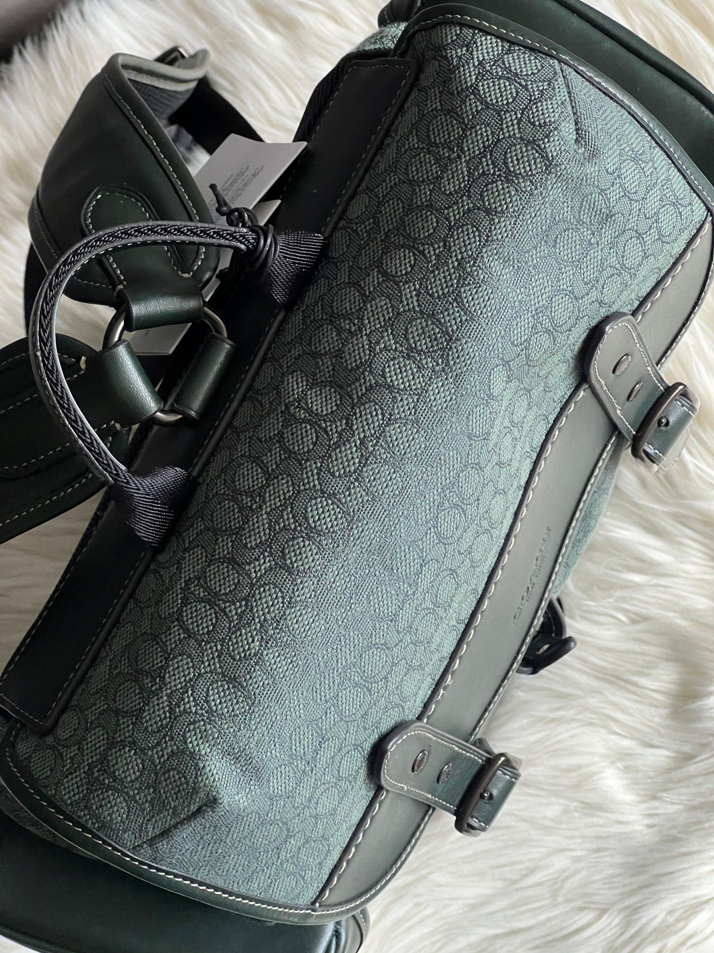 Coach Hitch Backpack in Micro Signature Jacquard