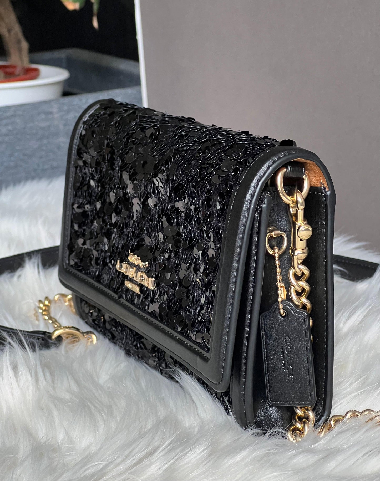 Coach Flap Clutch Crossbody