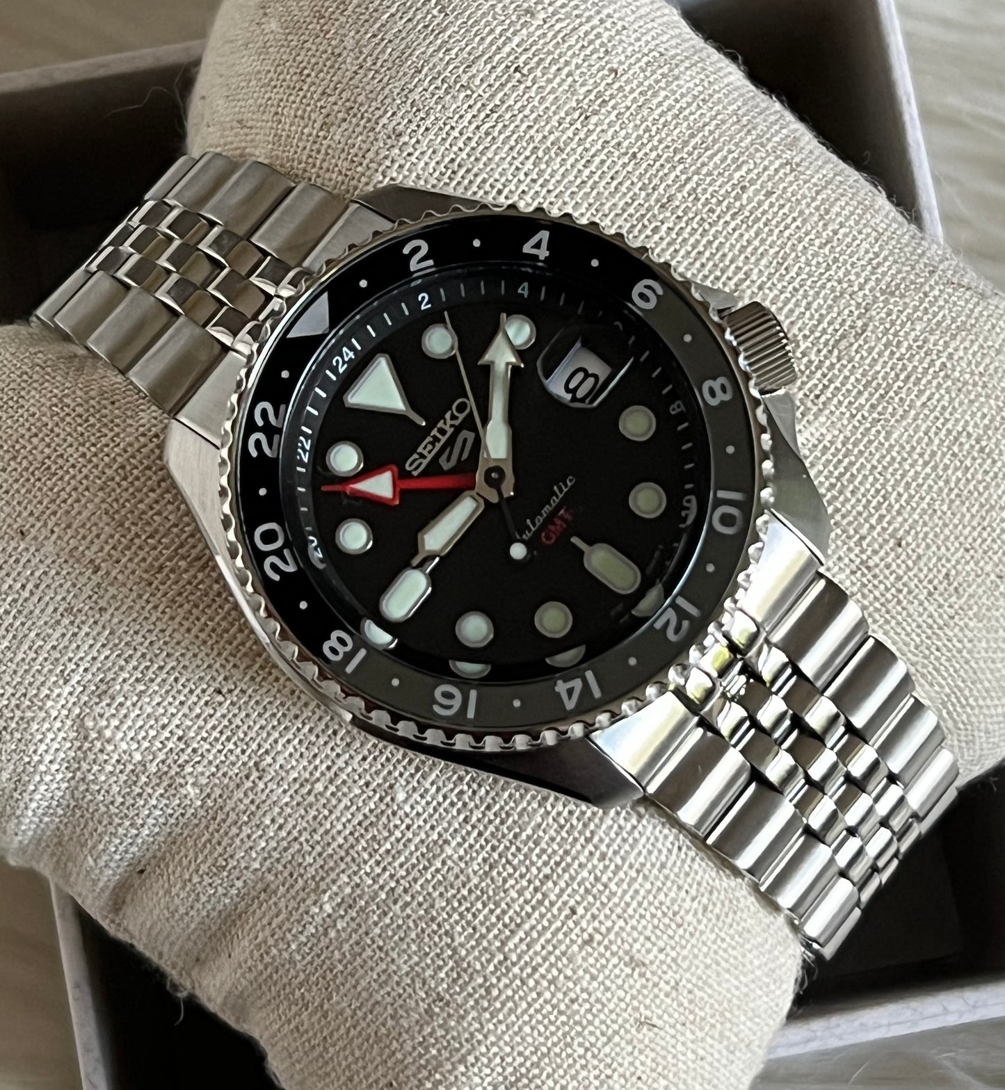 Seiko Men’s 5 Sports Automatic GMT Watch
