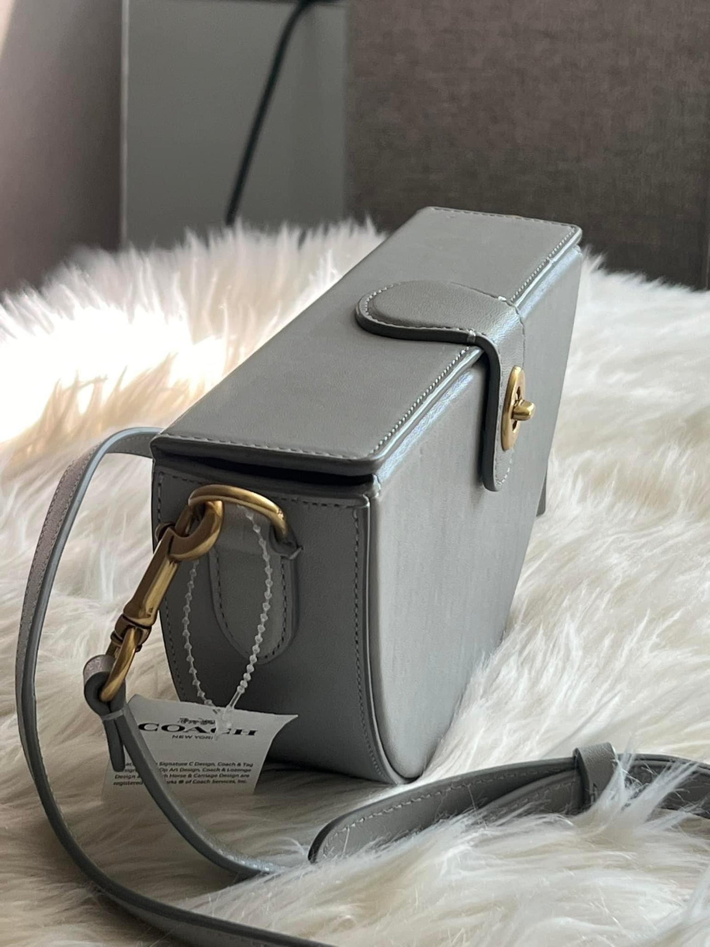 Coach City Blocks Semi Circle Bag