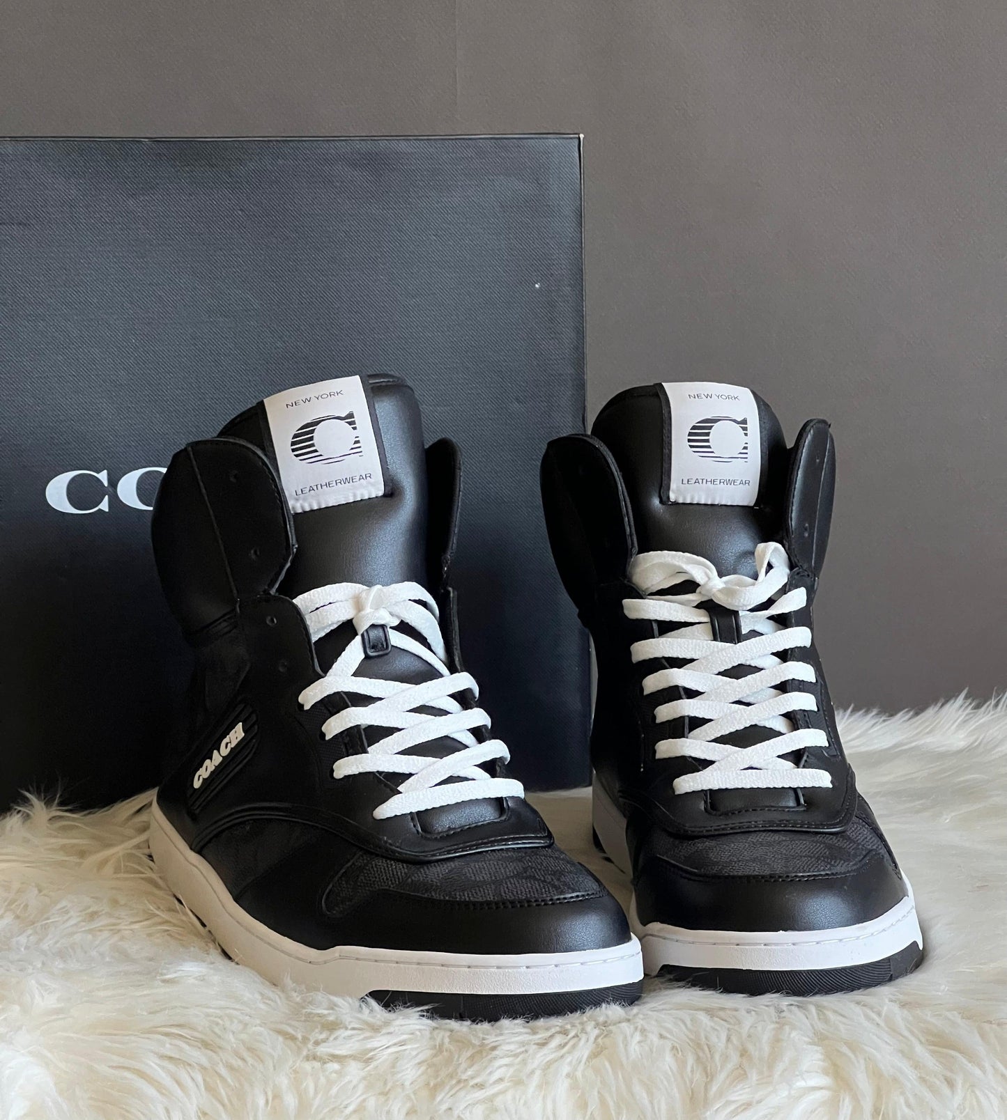 Coach High Top Sneaker in Signature Canvas